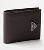 Prada Grained Leather Triangle Wallet
