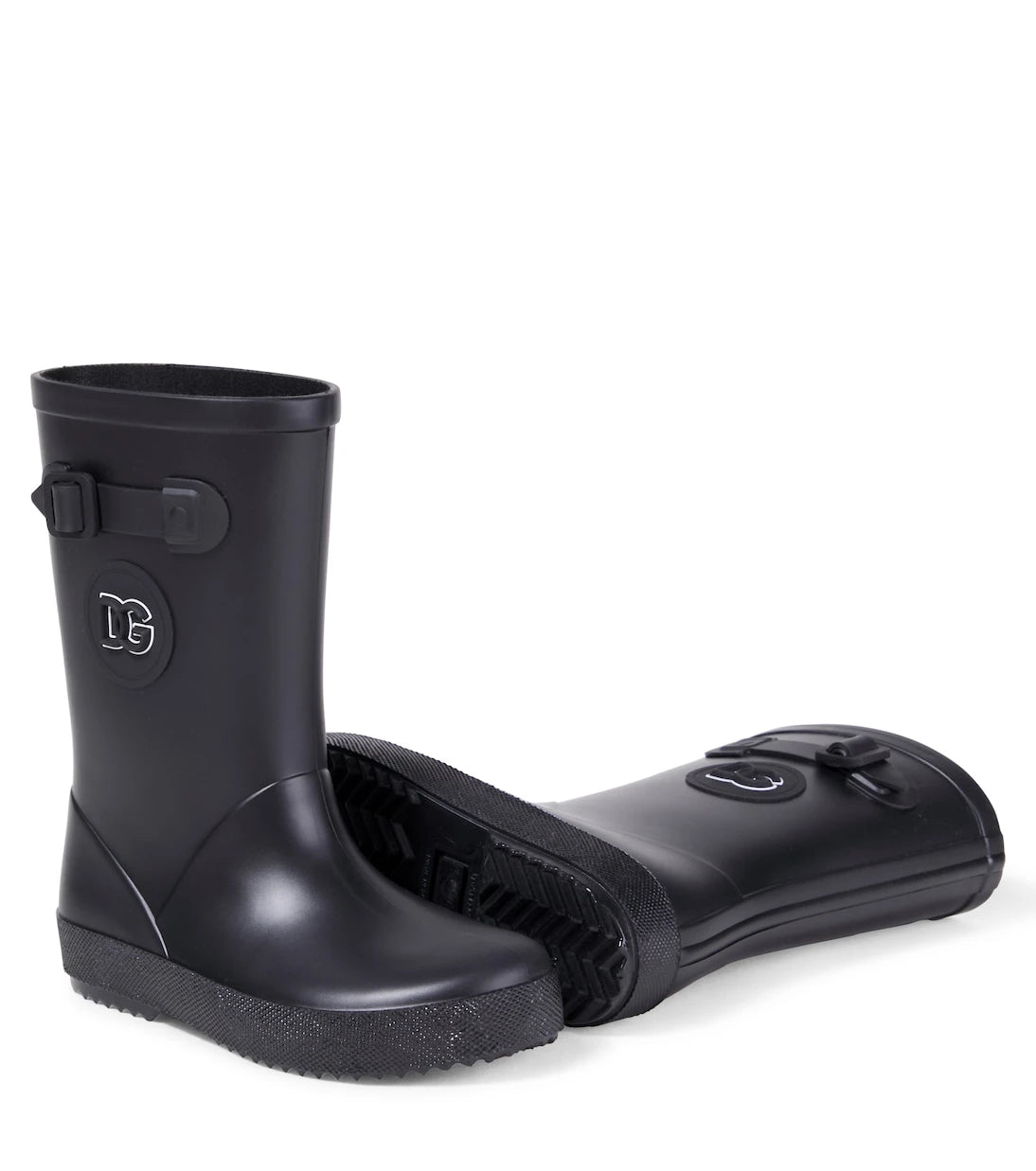 Dolce&Gabbana Kids - DG embellished rain boots