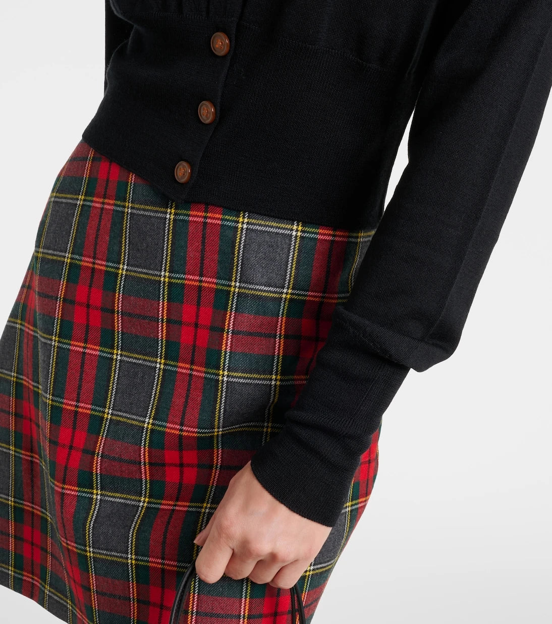 Vivienne Westwood - Bea cropped wool and silk cardigan