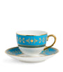 Bone China Bacchus Teacup and Saucer