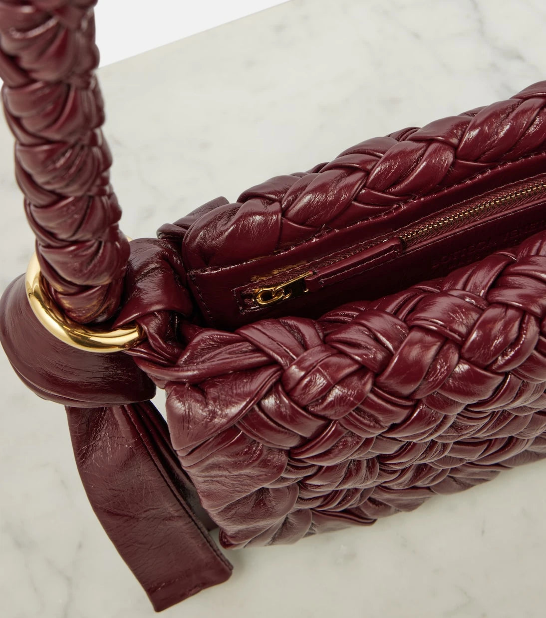 Bottega Veneta - Kalimero Città Small leather shoulder bag