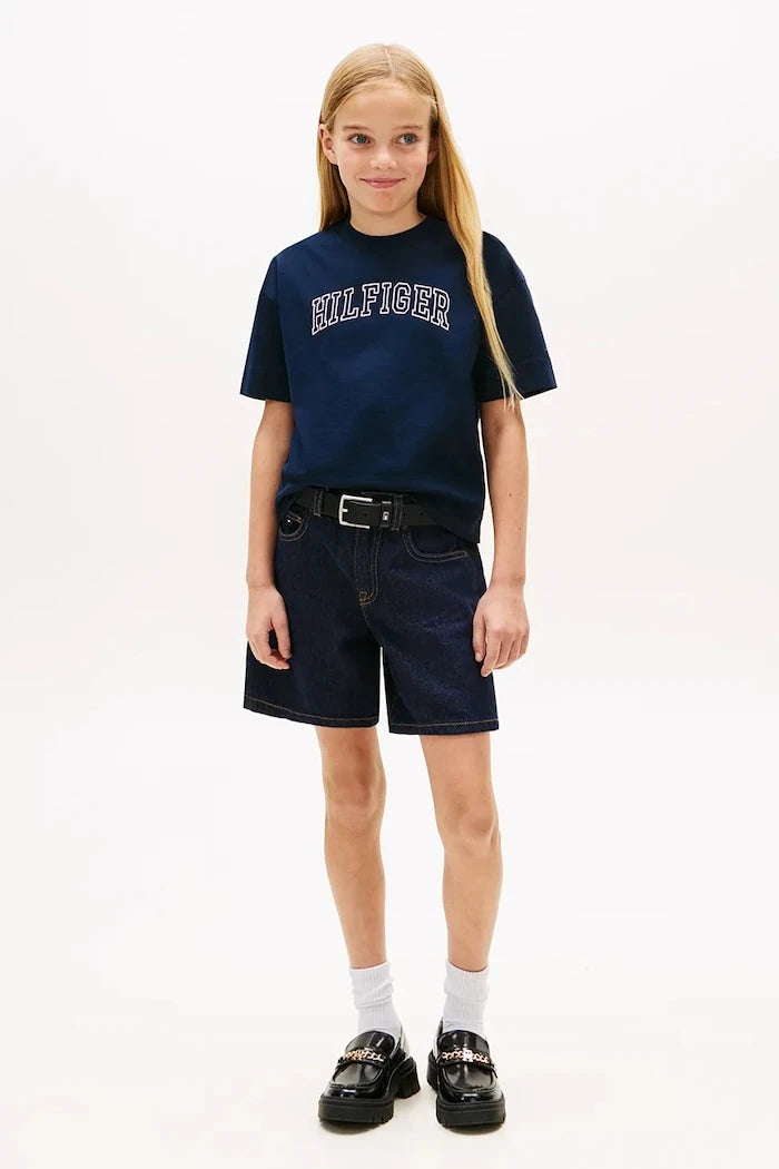 Çocuklar için pamuklu Tommy Hilfiger tişört