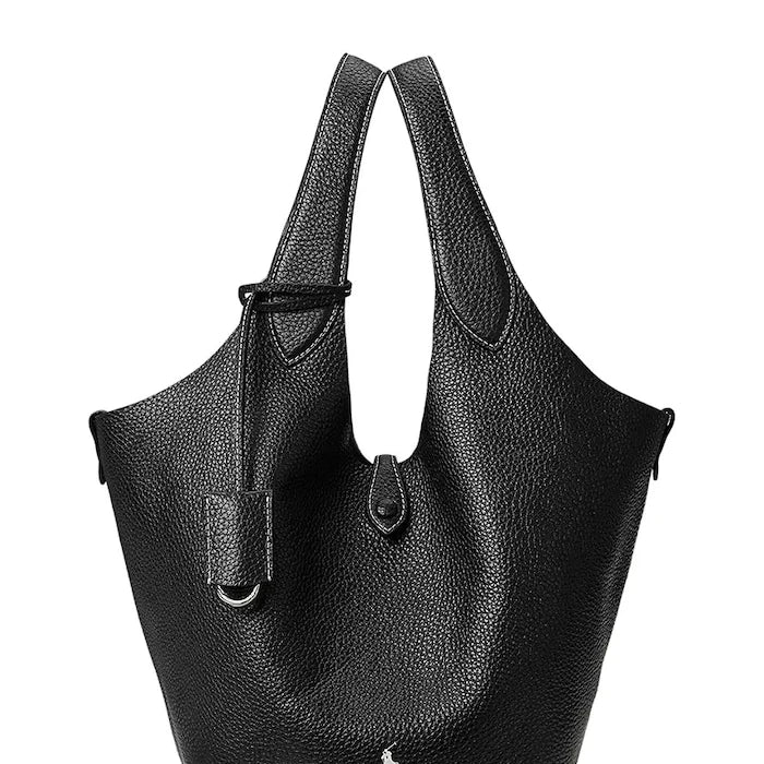 Кожена чанта Polo Ralph Lauren Tote