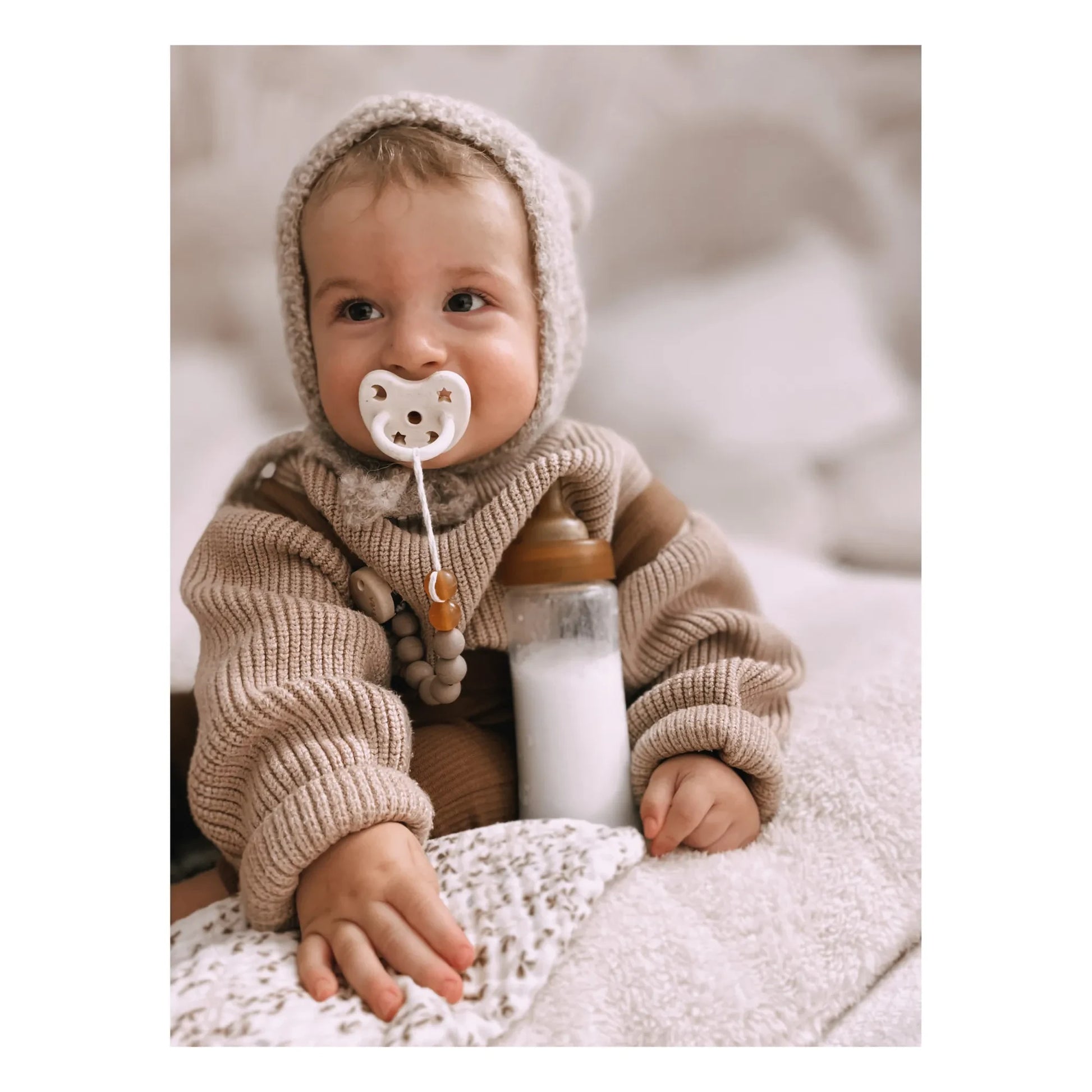 Hevea - Natural Rubber Physiological Dummies - Set of 2 | Beige