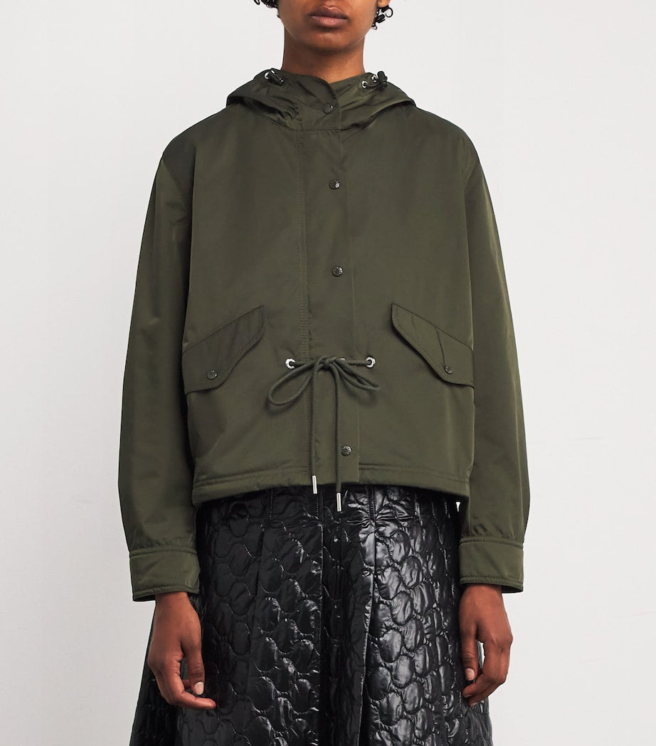 Moncler Green Water-Repellent Hooded Noizay Parka