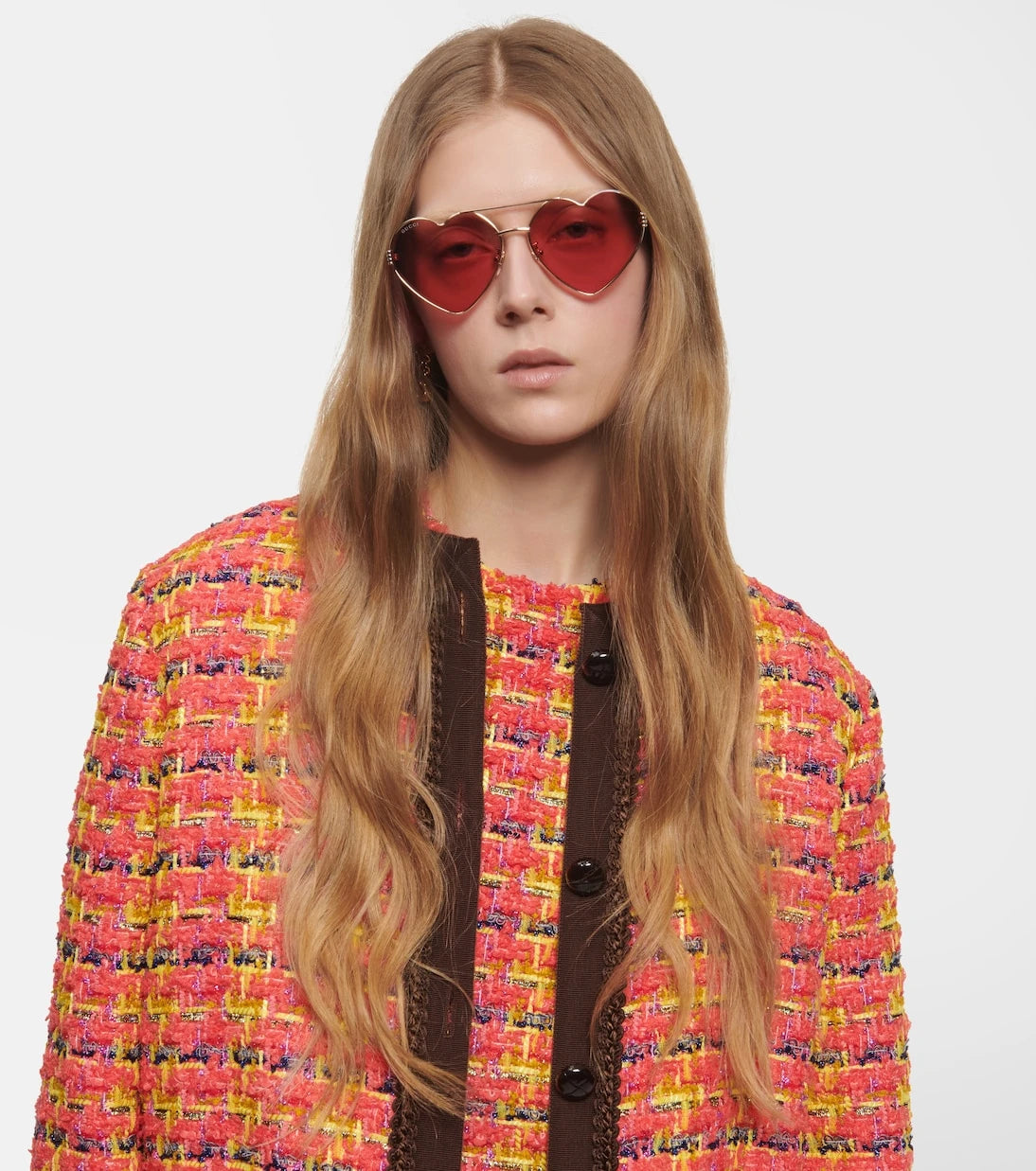 Gucci - Heart sunglasses
