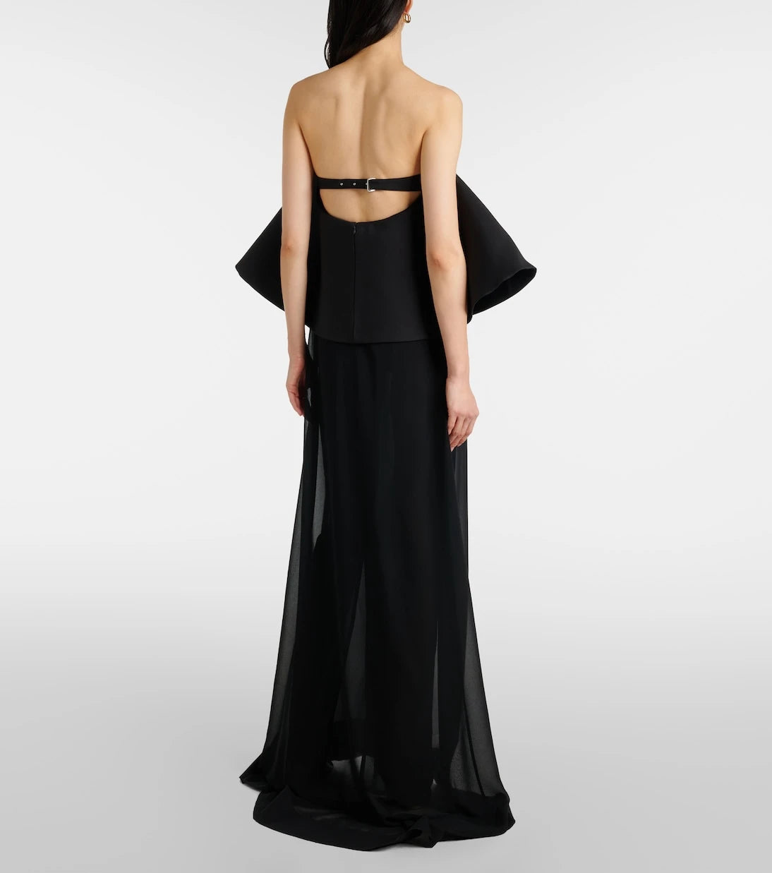 Jacquemus - فستان ماكسي La Robe Vela من الصوف والحرير