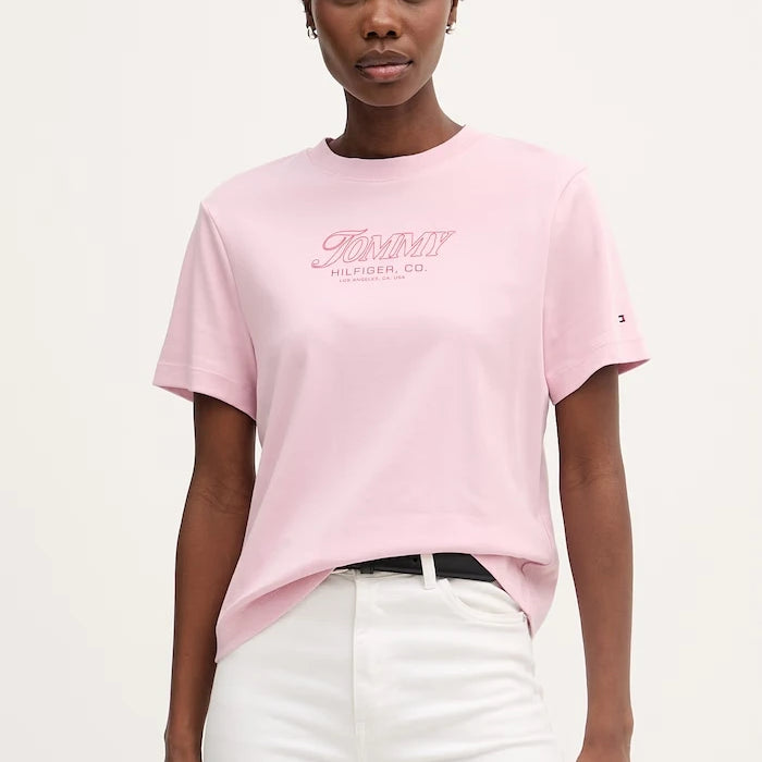 Tommy Hilfiger тениска дамска памучна SUMMER