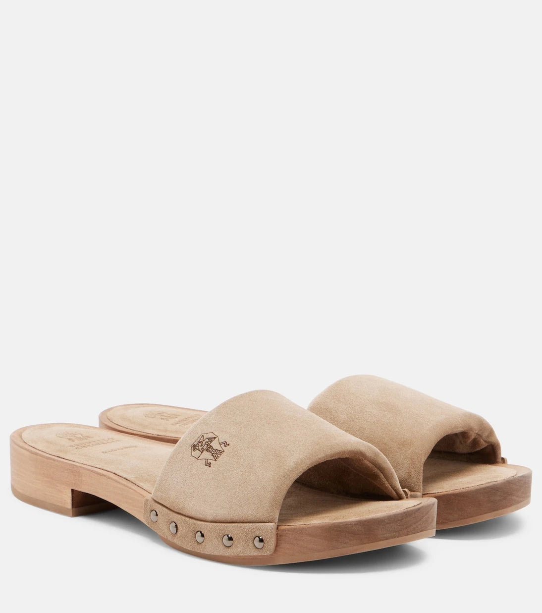 Brunello Cucinelli - Suede clogs