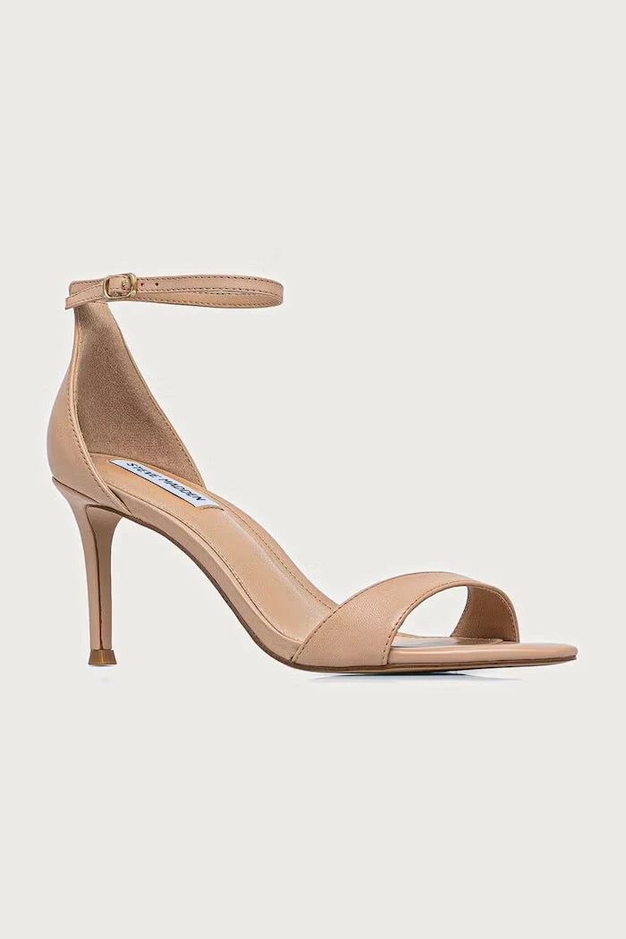 Steve Madden deri yüksek topuklu sandalet Necy