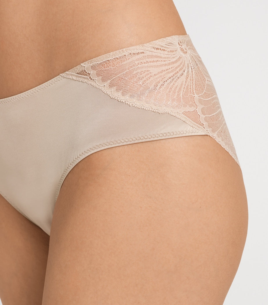 Hanro Lace-Trim Lilith Midi Briefs