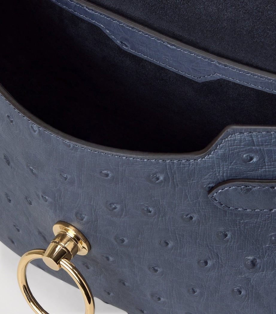 Small Leather Amberley Satchel Top-Handle Bag