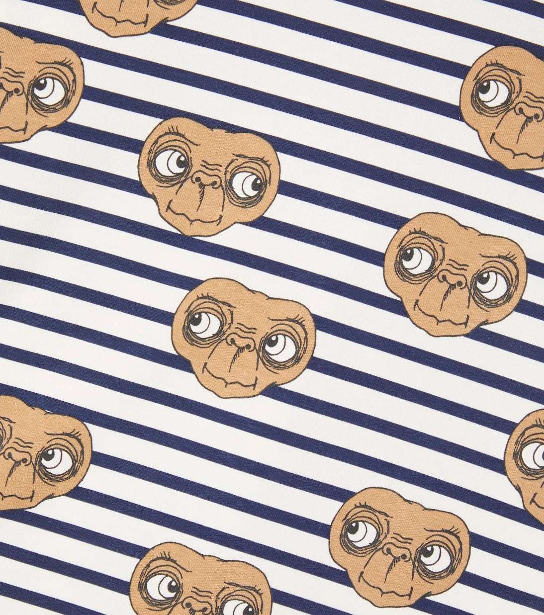 Mini Rodini - x E.T. striped cotton-blend jersey T-shirt