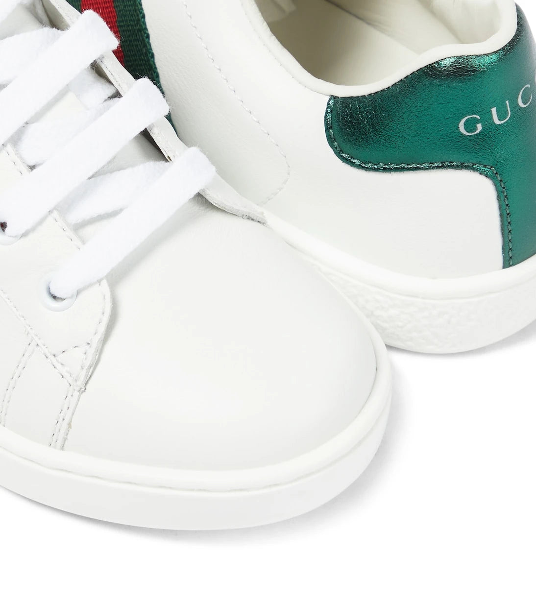 Gucci Kids - حذاء سنيكرز Ace الجلدي
