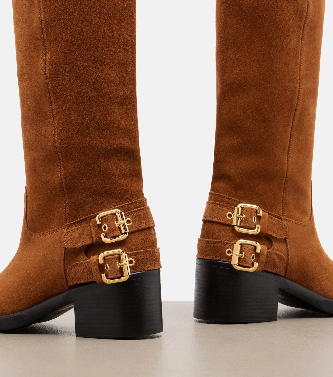 Chloé - Dakota suede biker boots