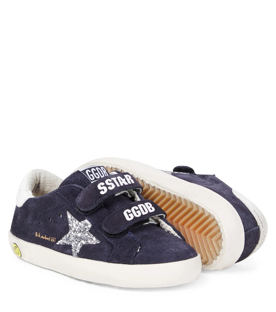 Golden Goose Kids - Old School sequined suede sneakers