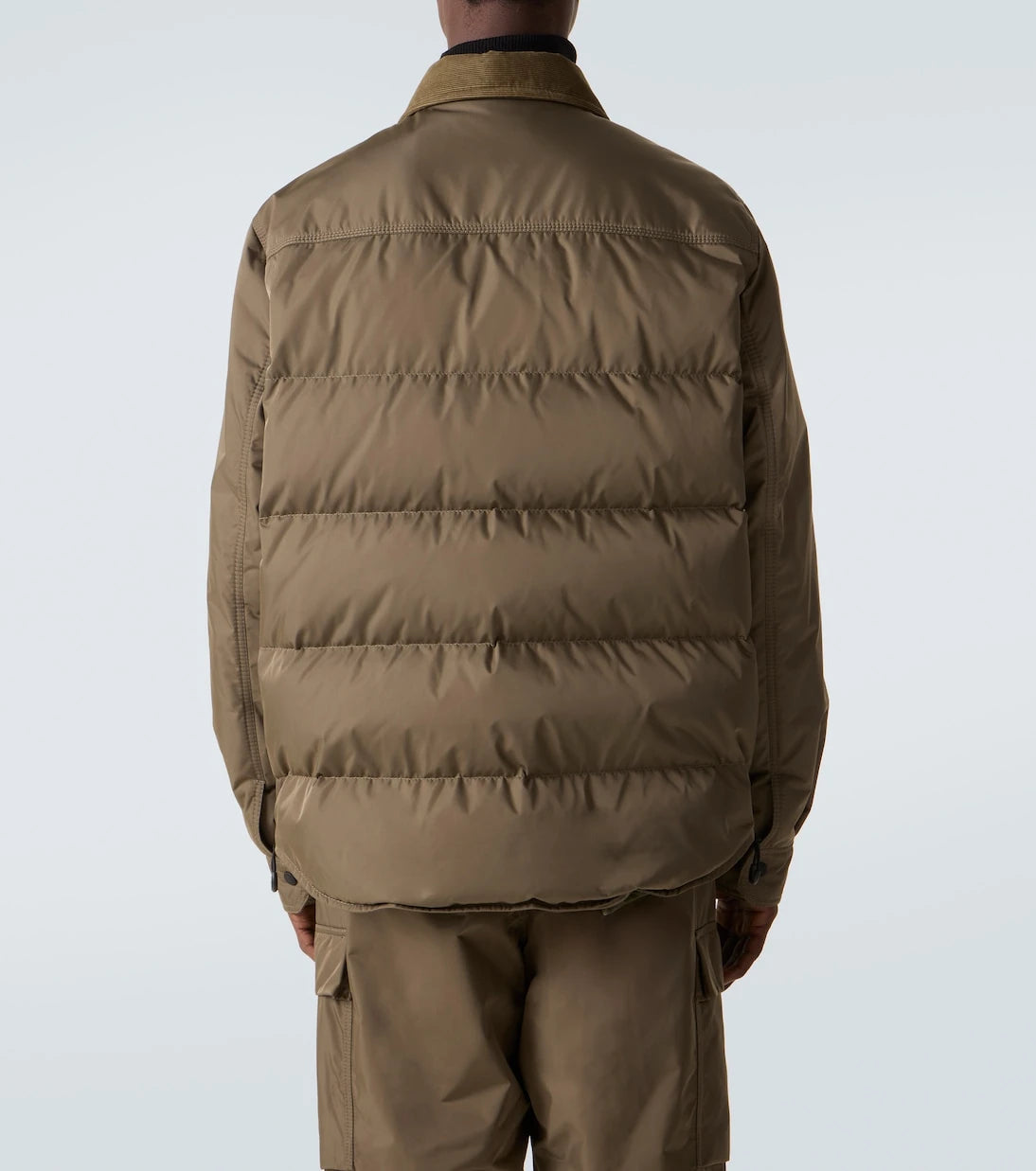 Moncler Grenoble - Waterton corduroy-trimmed down jacket
