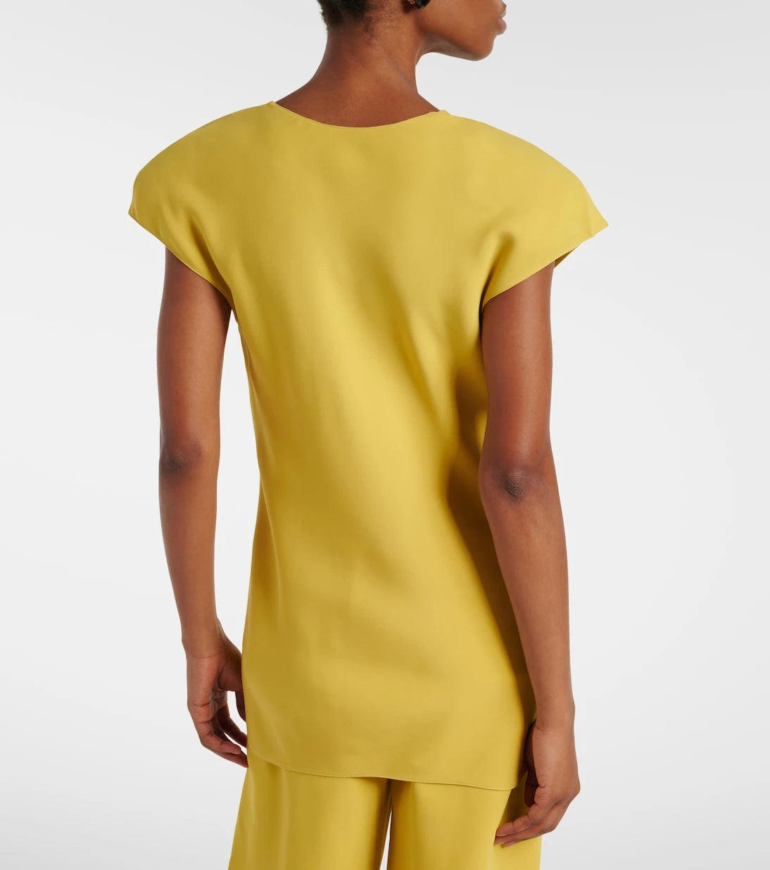 Valentino - Cady Couture draped top