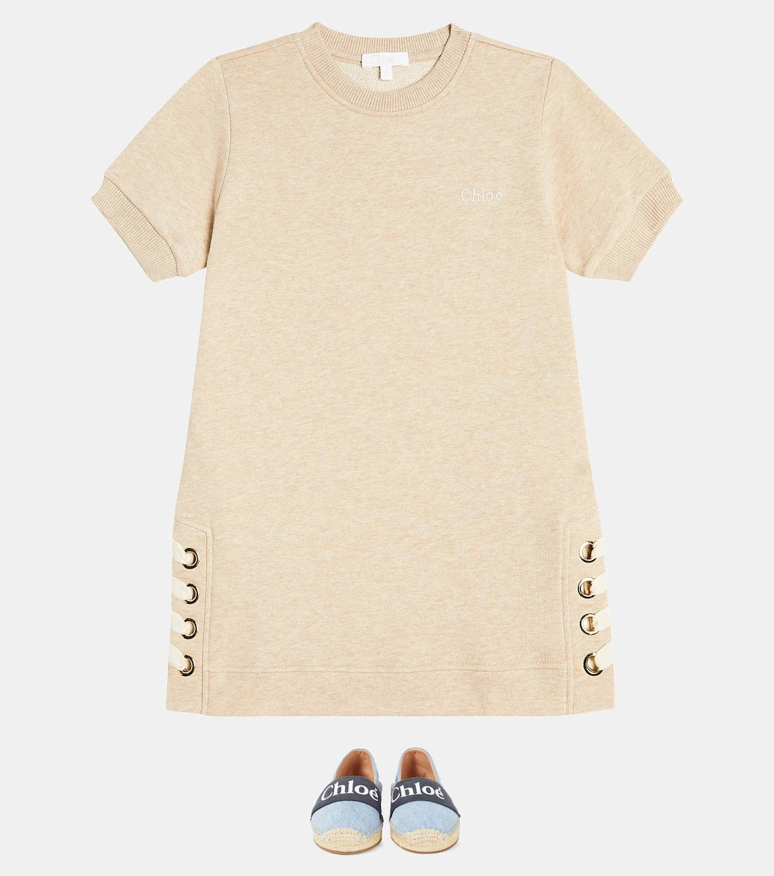Chloé Kids - فستان قطني