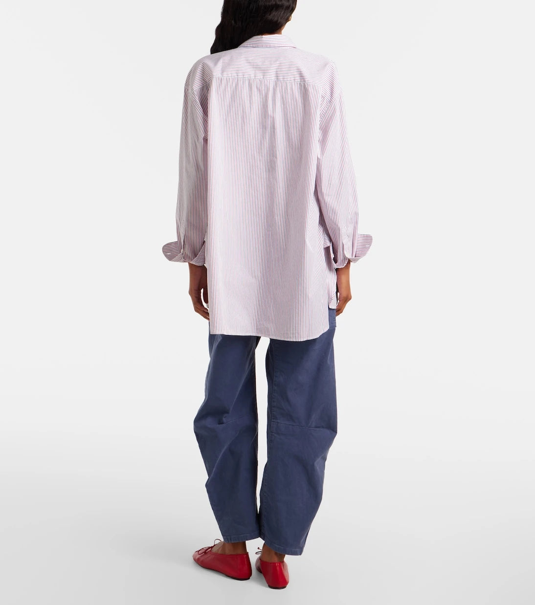 Nili Lotan - Shon cotton barrel-leg pants