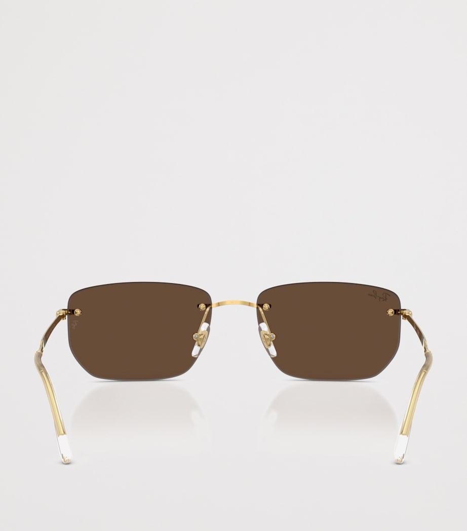 RB3768 Metal Irregular Sunglasses