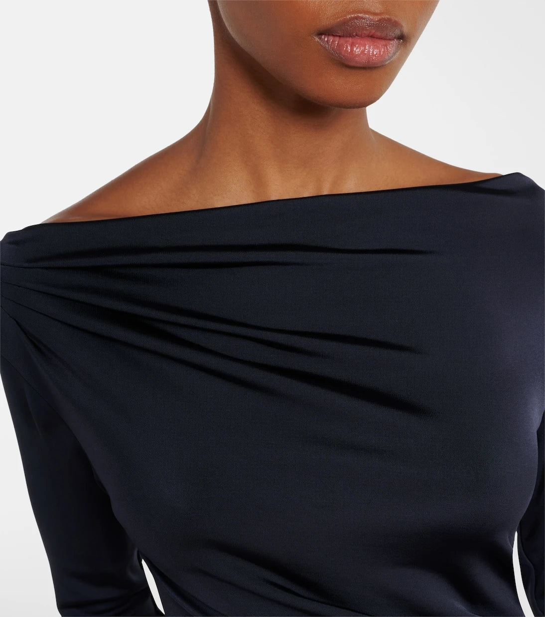 Victoria Beckham - Gathered jersey maxi dress
