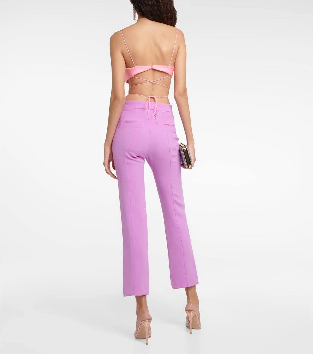 Alex Perry - Dallin high-rise straight cropped pants
