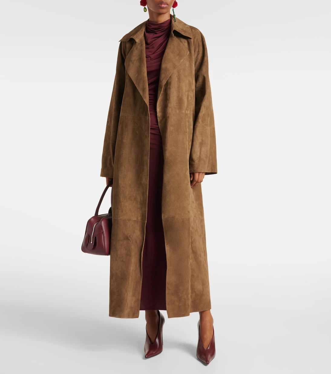 Magda Butrym - Suede wrap coat