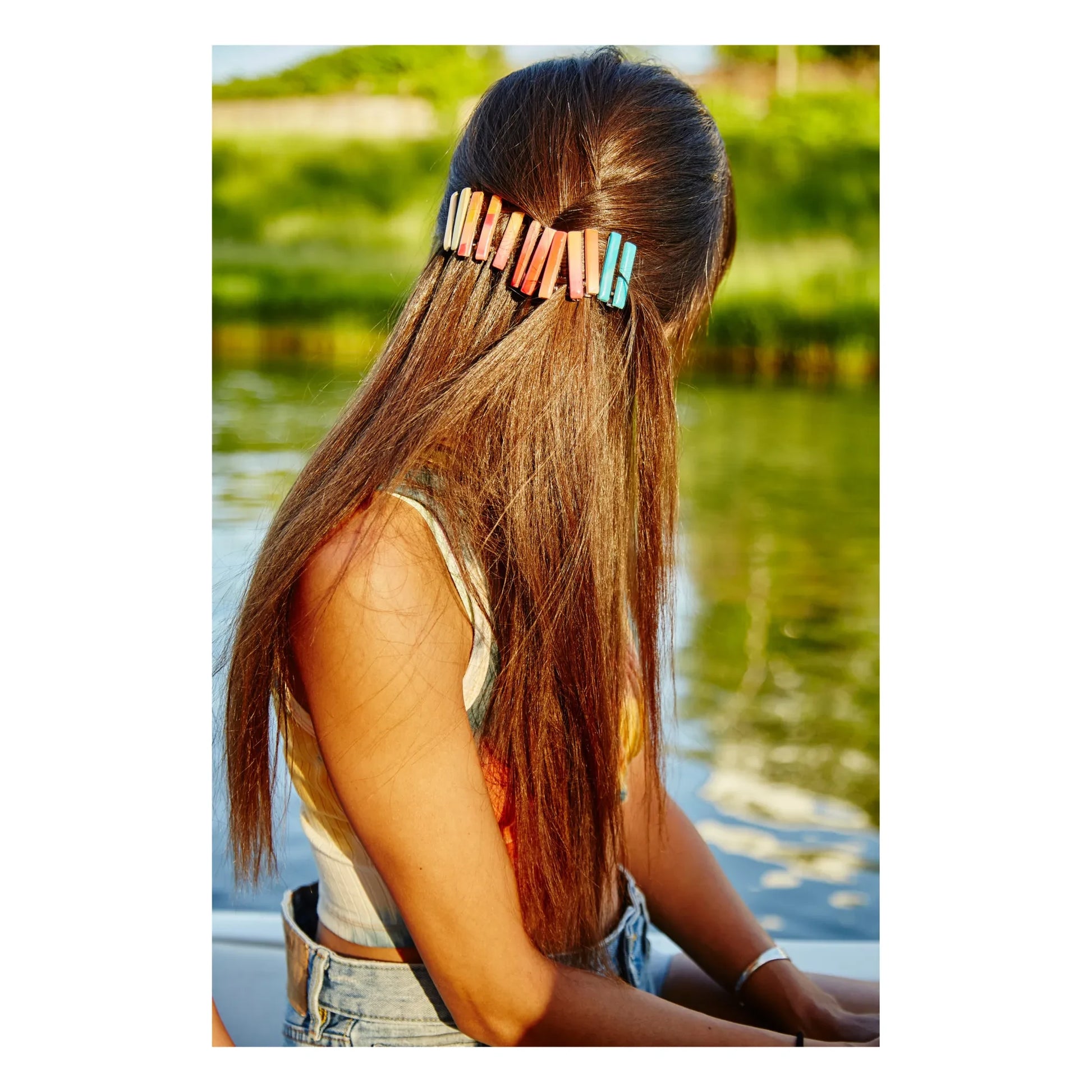 Beauw - Hair Clips - Set of 2 | Orange