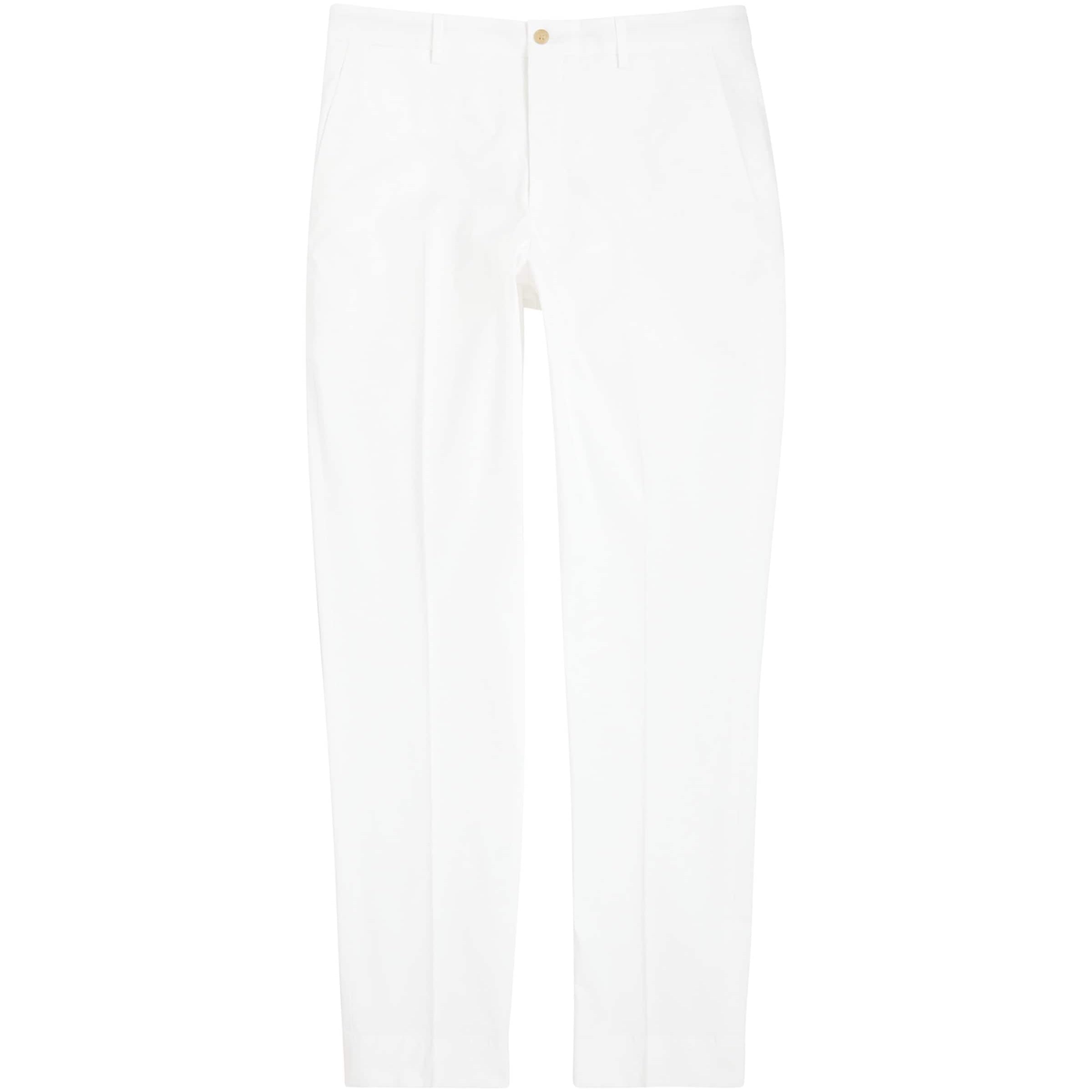 Cotton-Blend Straight Chinos