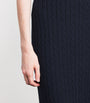 Polo Ralph Lauren Navy Cotton Cable-Knit Maxi Dress