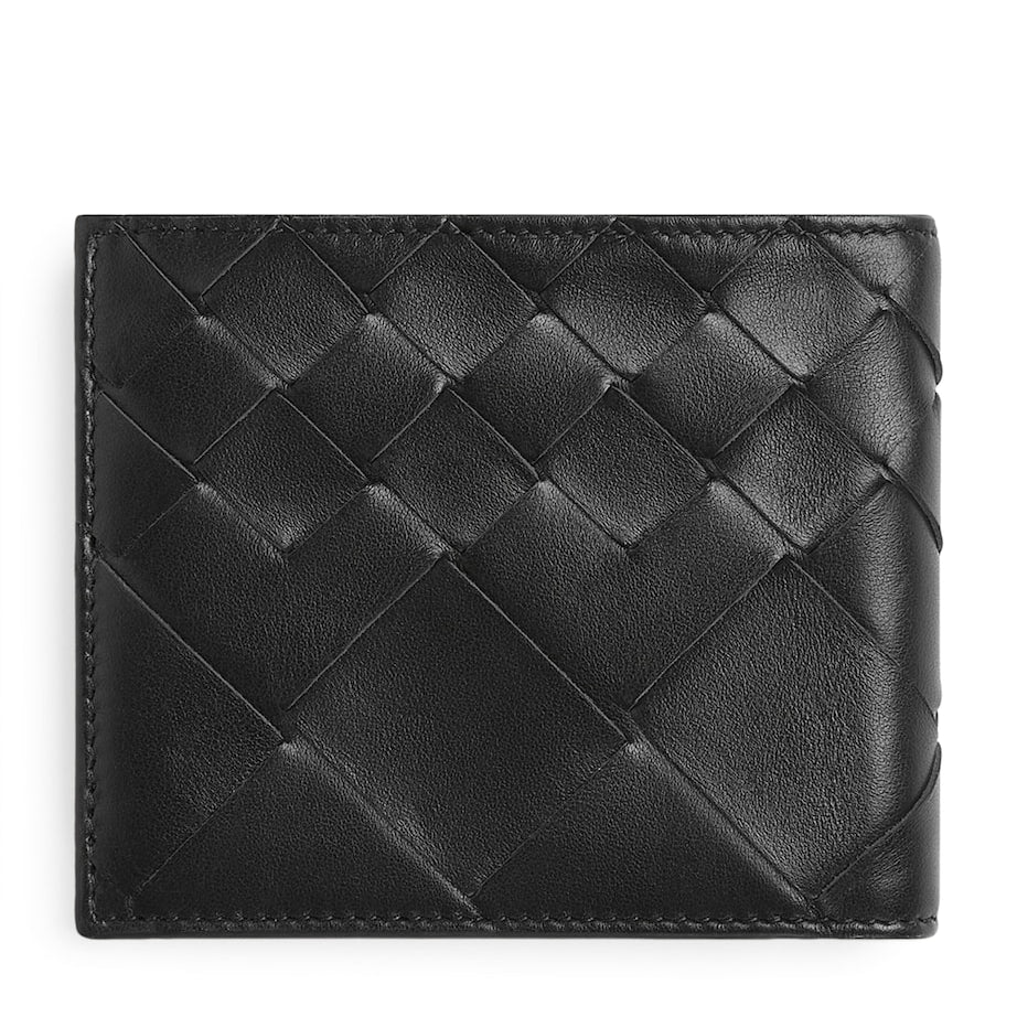 Bottega Veneta Leather Intrecciato Bifold Wallet