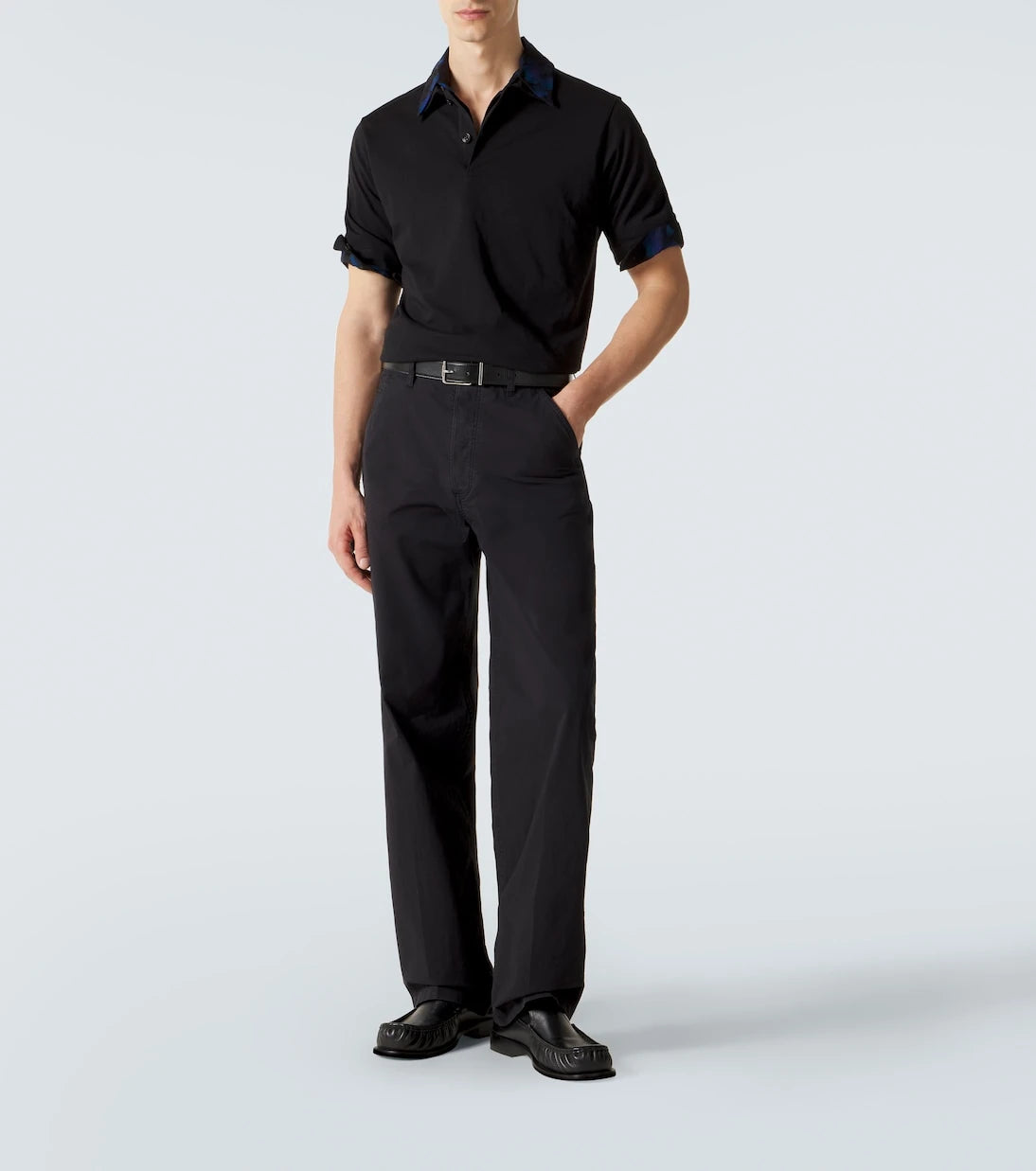 Dries Van Noten - Cotton jersey polo shirt