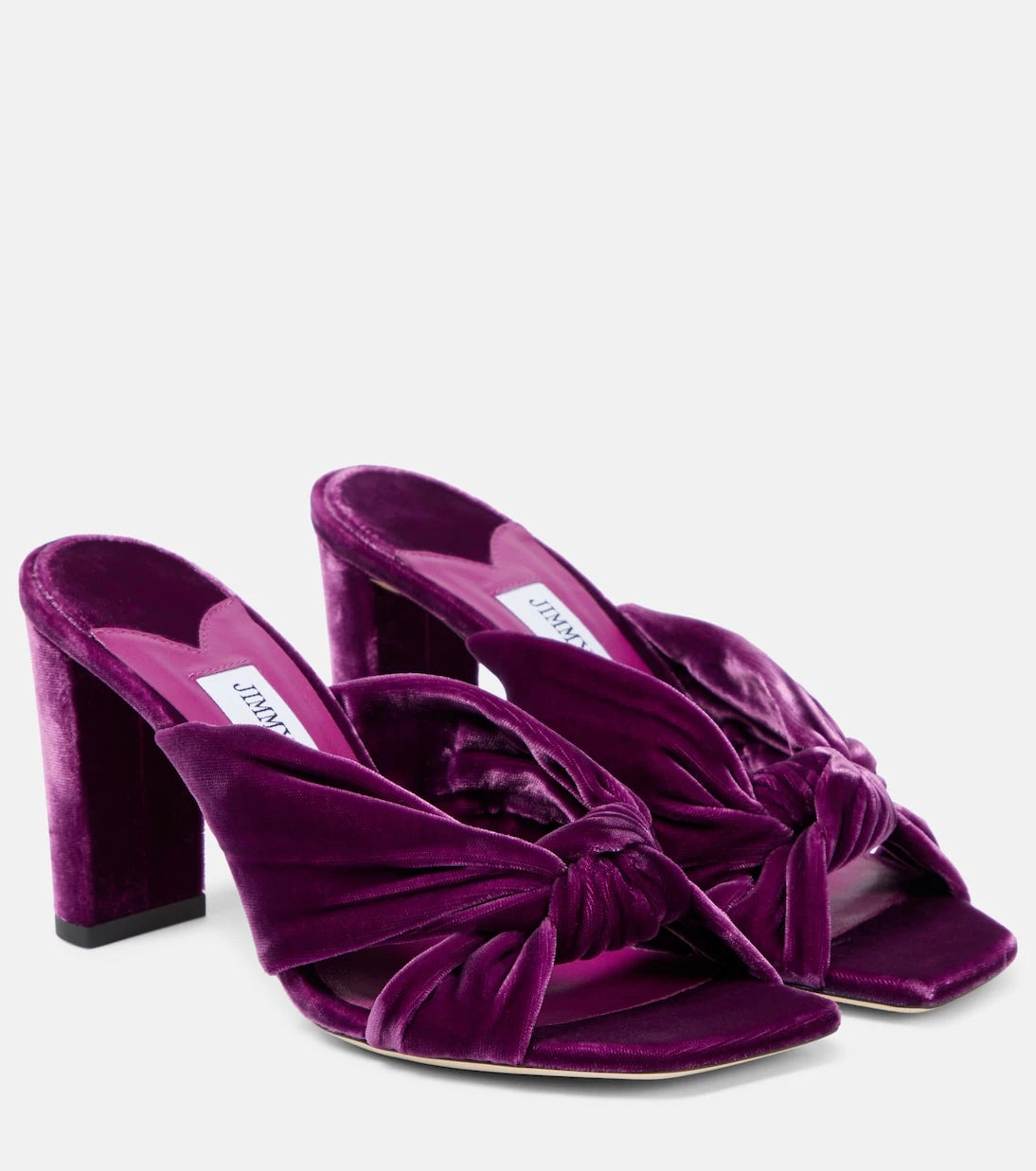 Jimmy Choo - Avenue 85 velvet mules