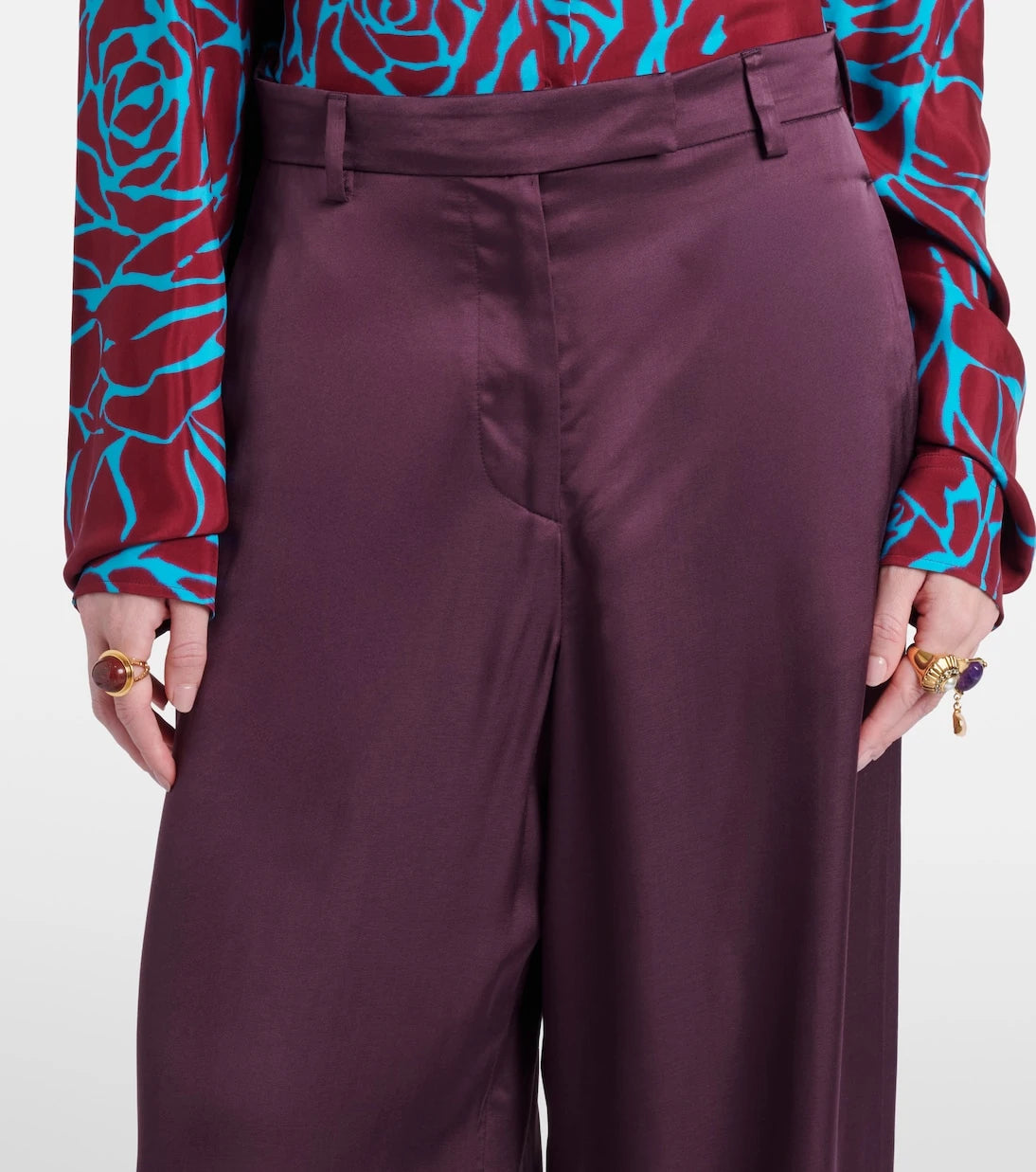Dries Van Noten - بنطلون بقصّة واسعة