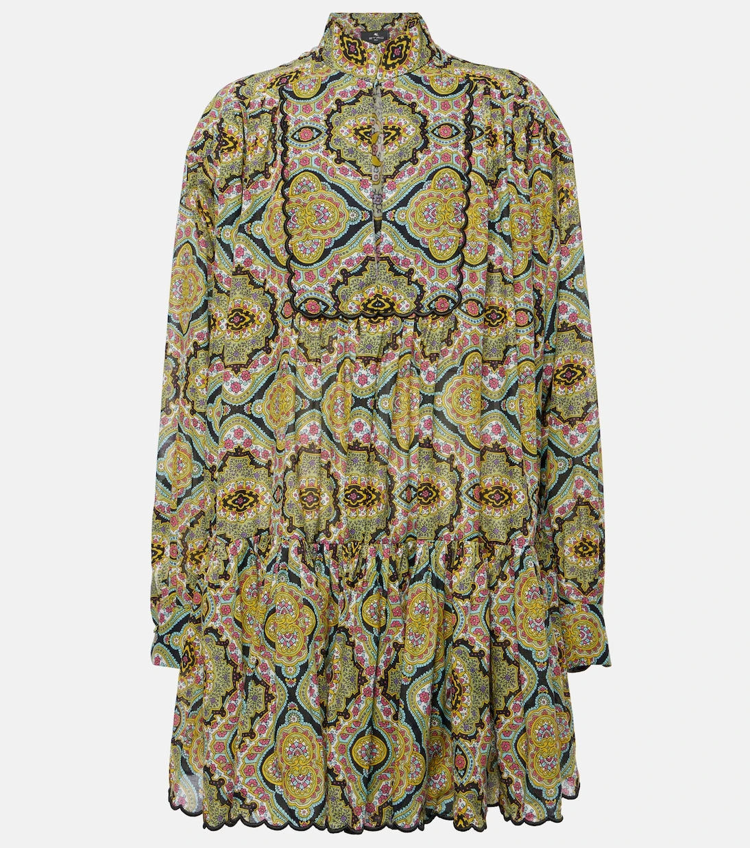 Etro - Printed cotton shirt dress