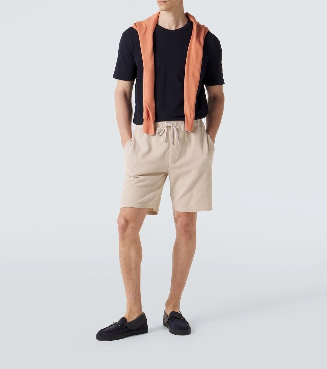 Fedeli - Cotton terry shorts