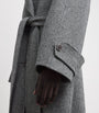Joseph Multi Virgin Wool Herringbone Navarre Linear Coat