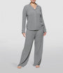 Skims Grey Sleep Ribbed Pyjama Set