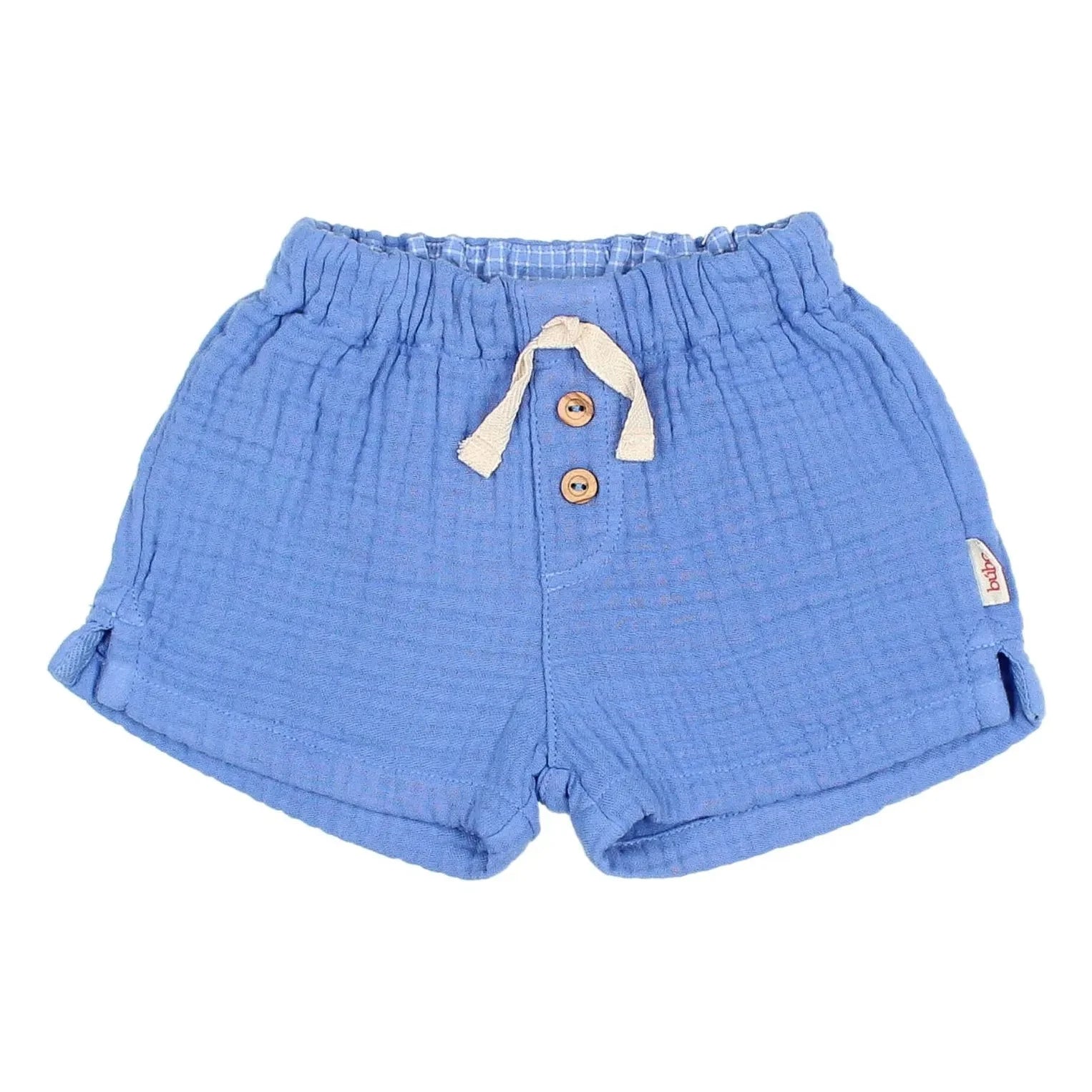 Búho - Cotton gauze shorts | Light Blue