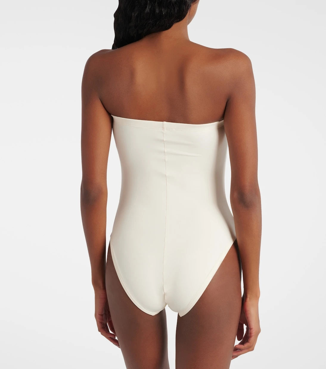 Karla Colletto - Tess floral-appliqué swimsuit