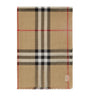 Wool-Silk Check Scarf