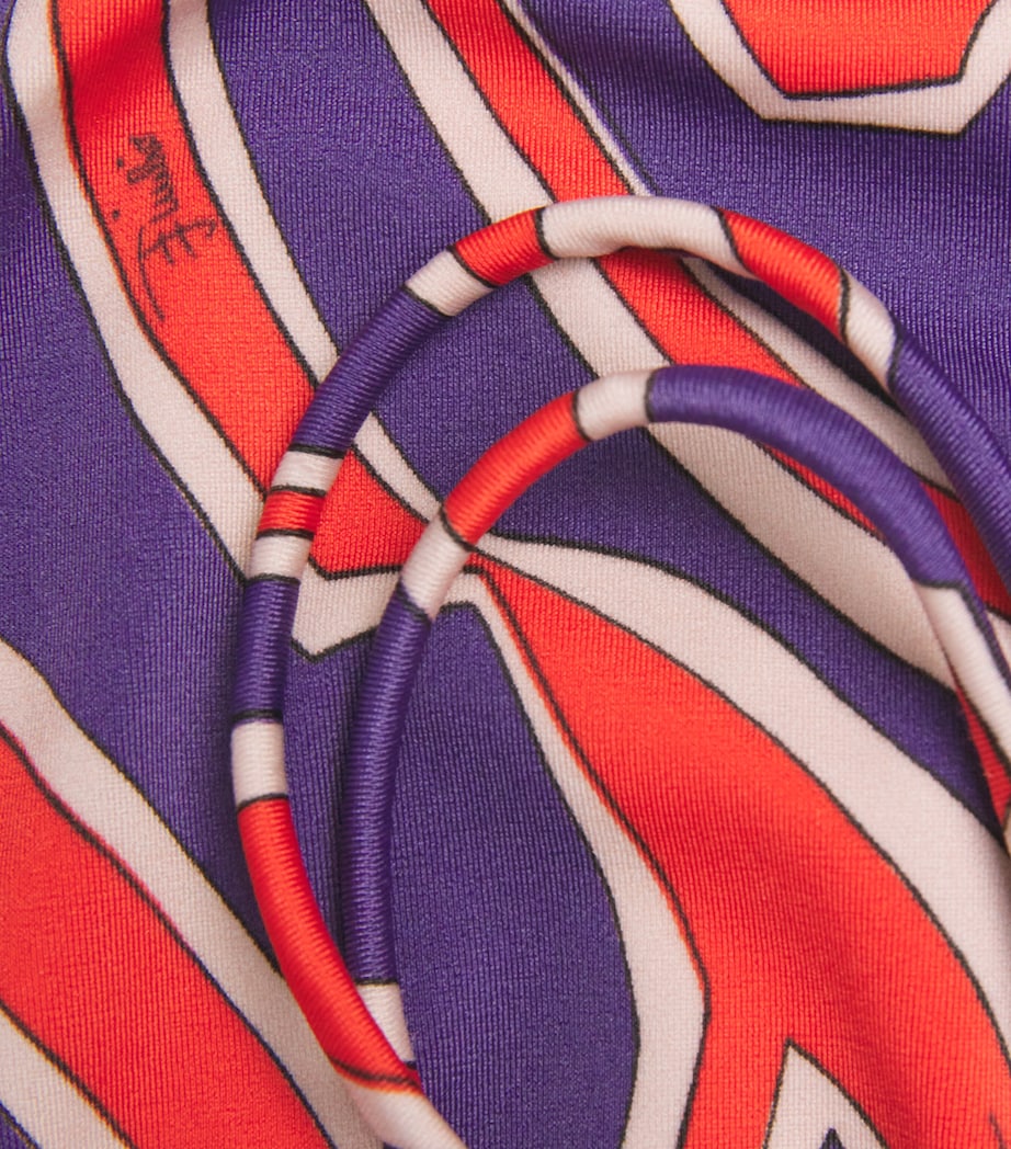 Multi Labirinto Print Bikni Bottoms