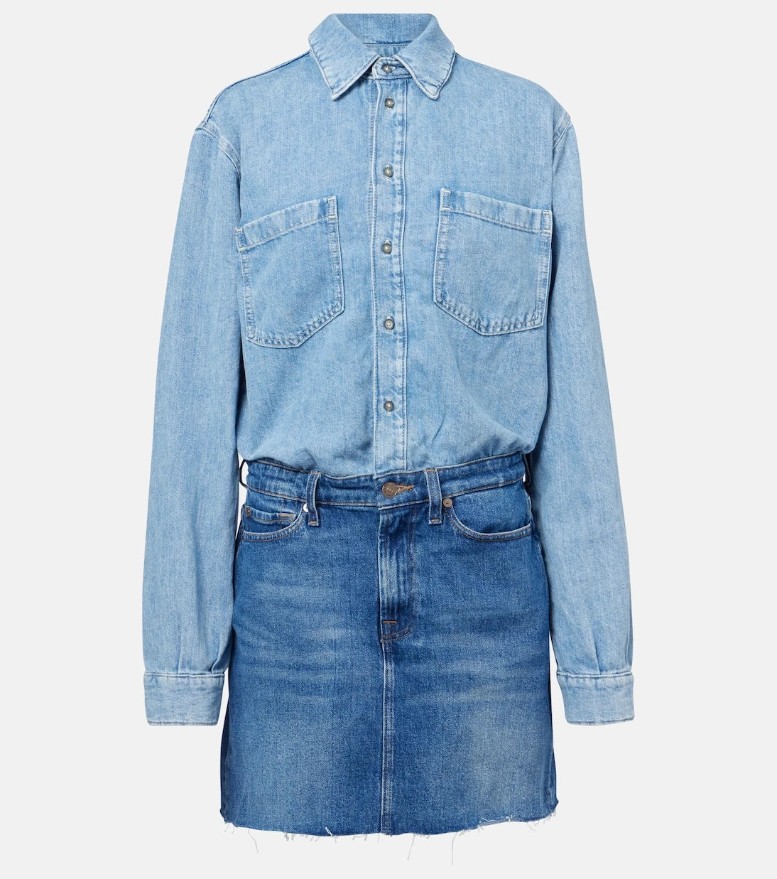 7 For All Mankind - Denim minidress