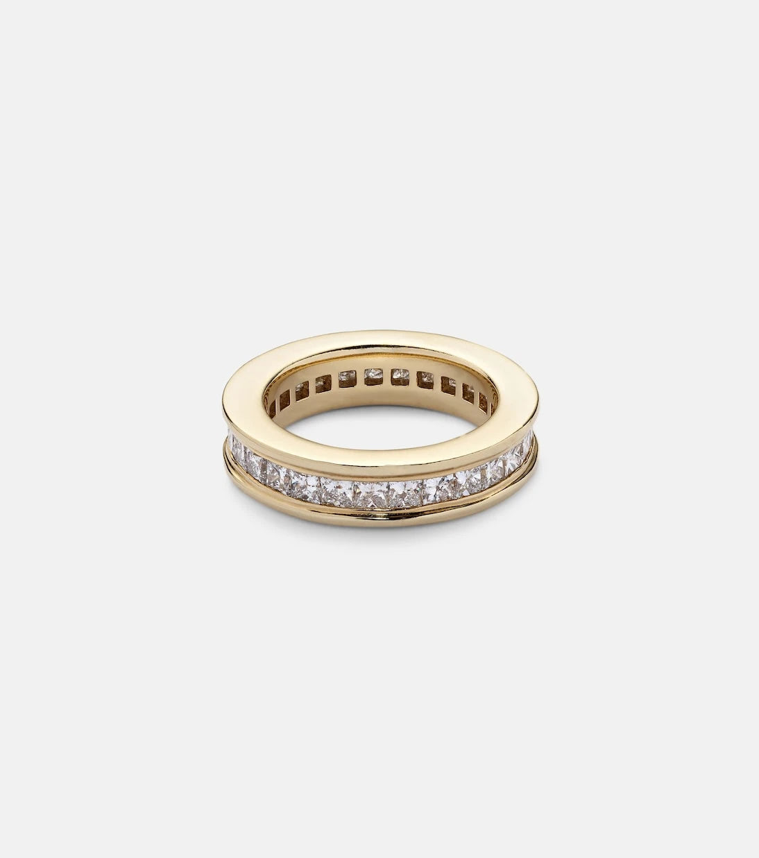 Octavia Elizabeth - Ivy Eternity 18kt gold ring with diamonds
