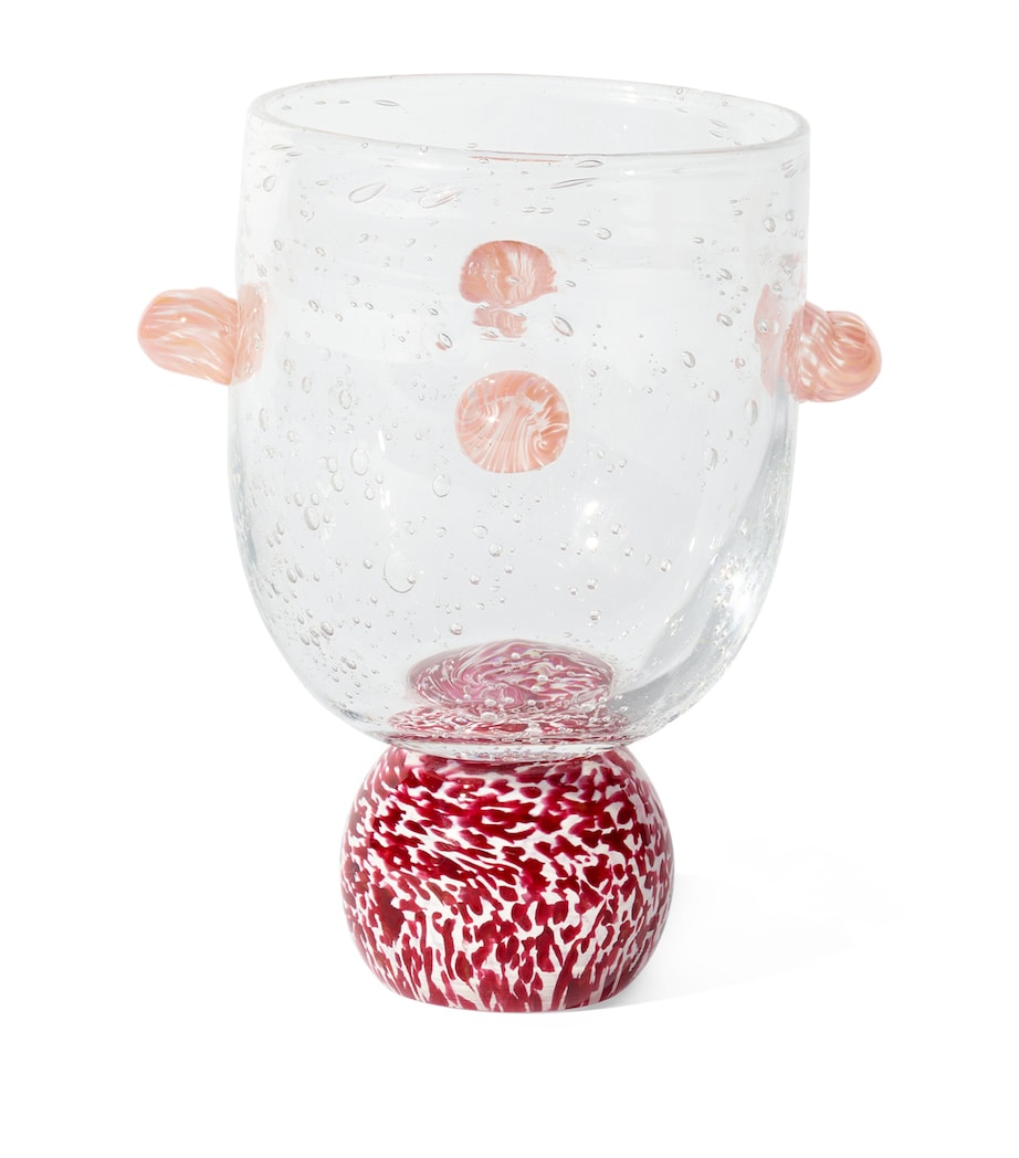Glass Dotty Tumbler (19cm)
