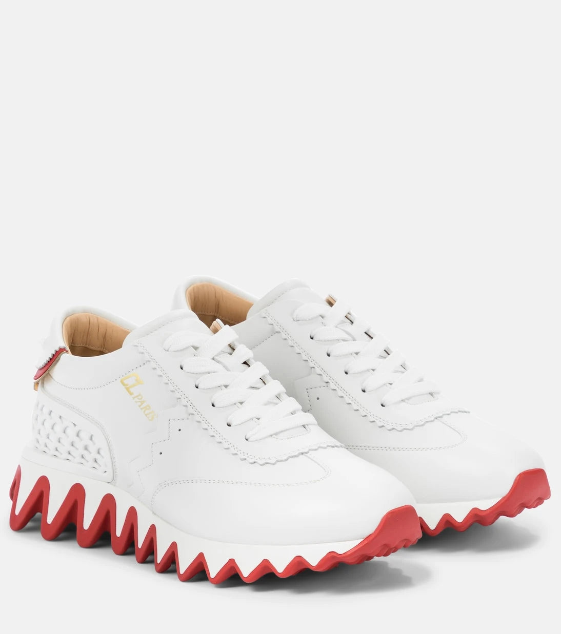 Christian Louboutin - Loubishark leather sneakers