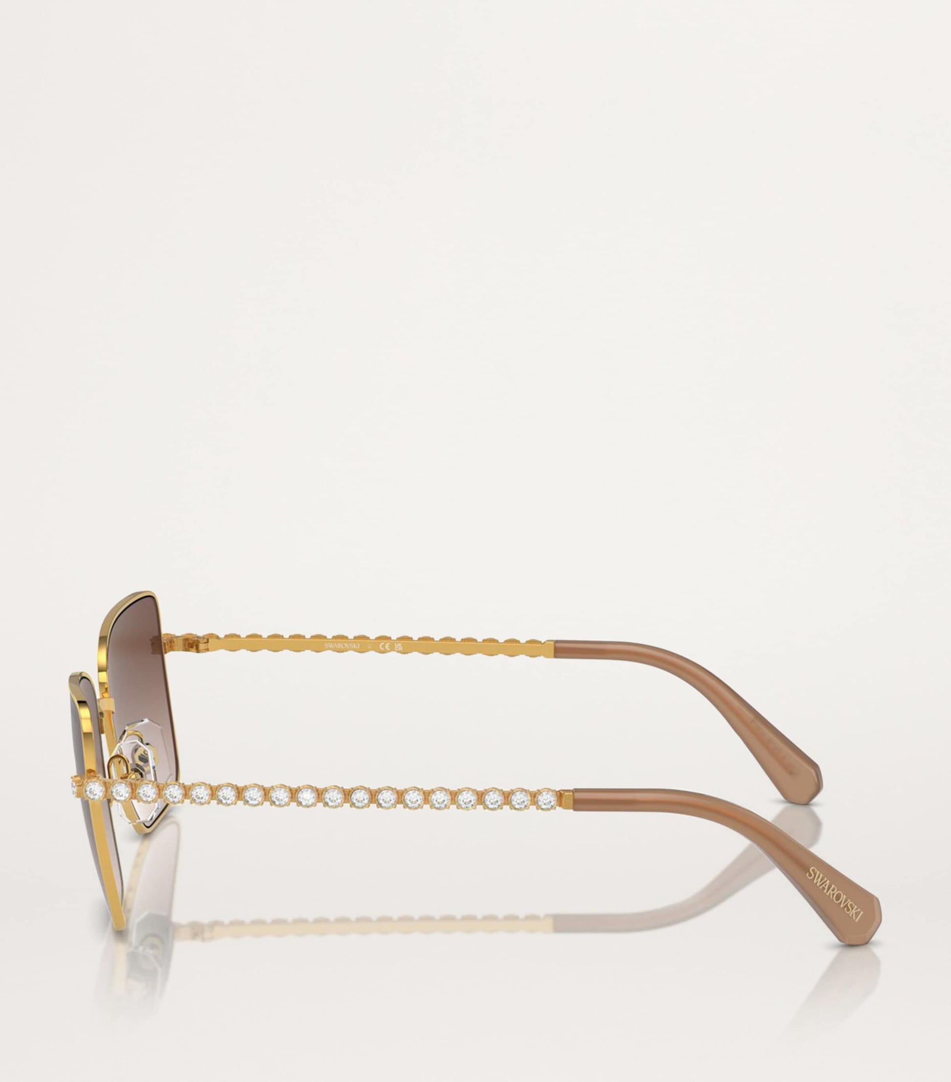 Swarovski Yellow Metal SK7015 Sunglasses