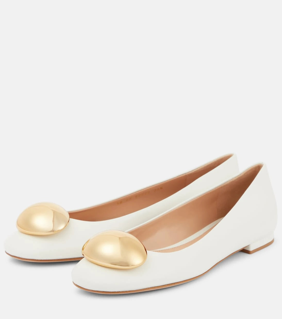 Gianvito Rossi - Sphera leather ballet flats