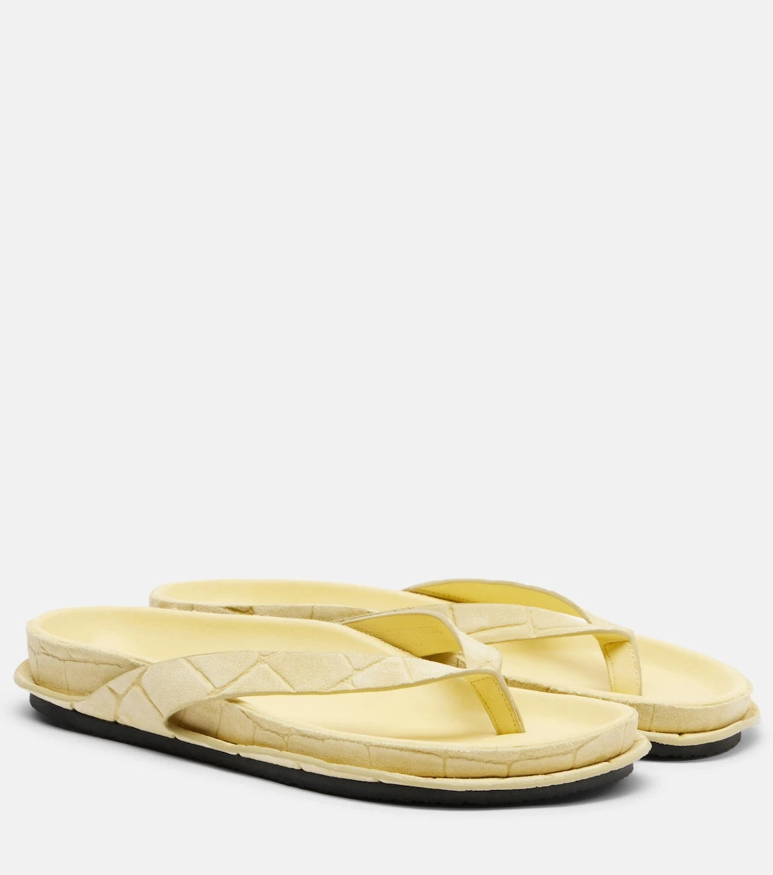 Jacquemus - Tatanes suede thong sandals